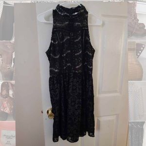 Black cocktail dress